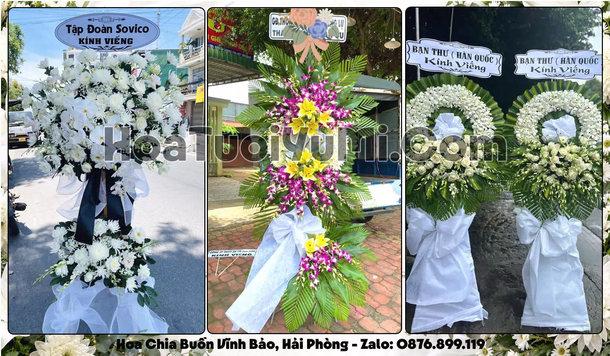 Đặt Vòng Hoa Đám Tang Tại Xã Vĩnh Bảo, Thành phố Hải Phòng