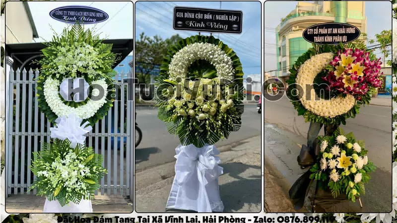 Đặt Vòng Hoa Đám Tang Tại Xã Vĩnh Lại, Thành phố Hải Phòng