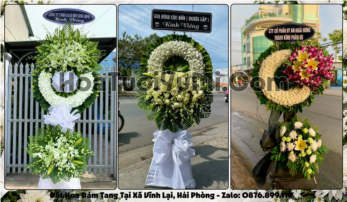 Đặt Vòng Hoa Đám Tang Tại Xã Vĩnh Lại, Thành phố Hải Phòng