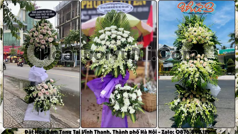 Đặt Vòng Hoa Đám Tang Tại Xã Vĩnh Thanh, Thành phố Hà Nội