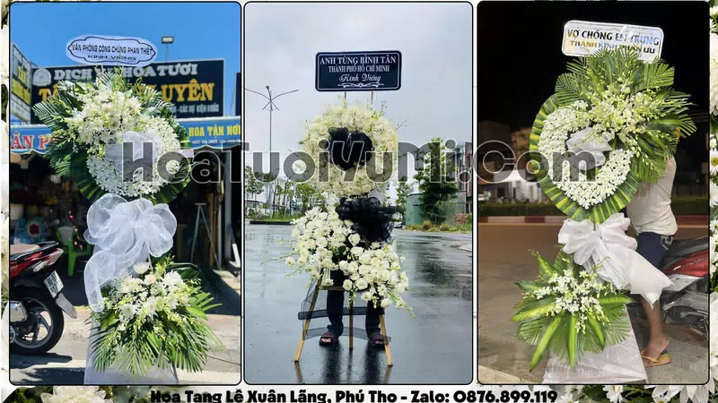 Đặt Vòng Hoa Đám Tang Tại Xã Xuân Lãng, Tỉnh Phú Thọ