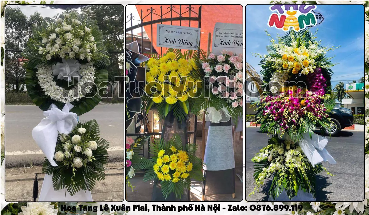 Đặt Vòng Hoa Đám Tang Tại Xã Xuân Mai, Thành phố Hà Nội