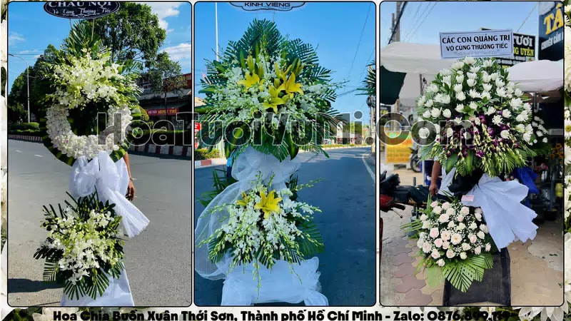 Đặt Vòng Hoa Đám Tang Tại Xã Xuân Thới Sơn, Thành phố Hồ Chí Minh