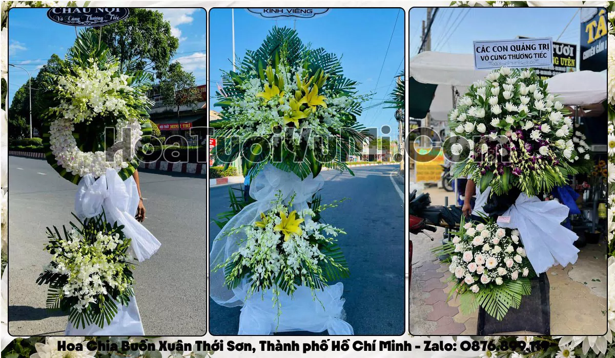 Đặt Vòng Hoa Đám Tang Tại Xã Xuân Thới Sơn, Thành phố Hồ Chí Minh