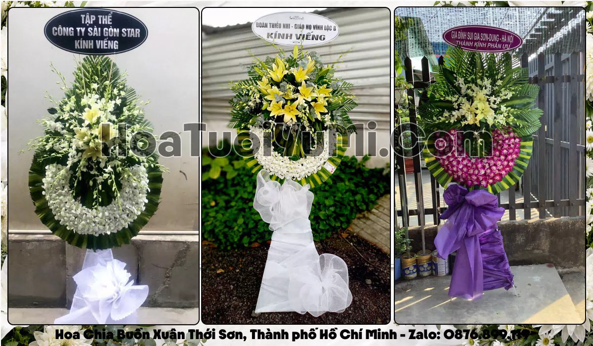Kệ hoa tang lễ giao tận nơi tại Xã Xuân Thới Sơn