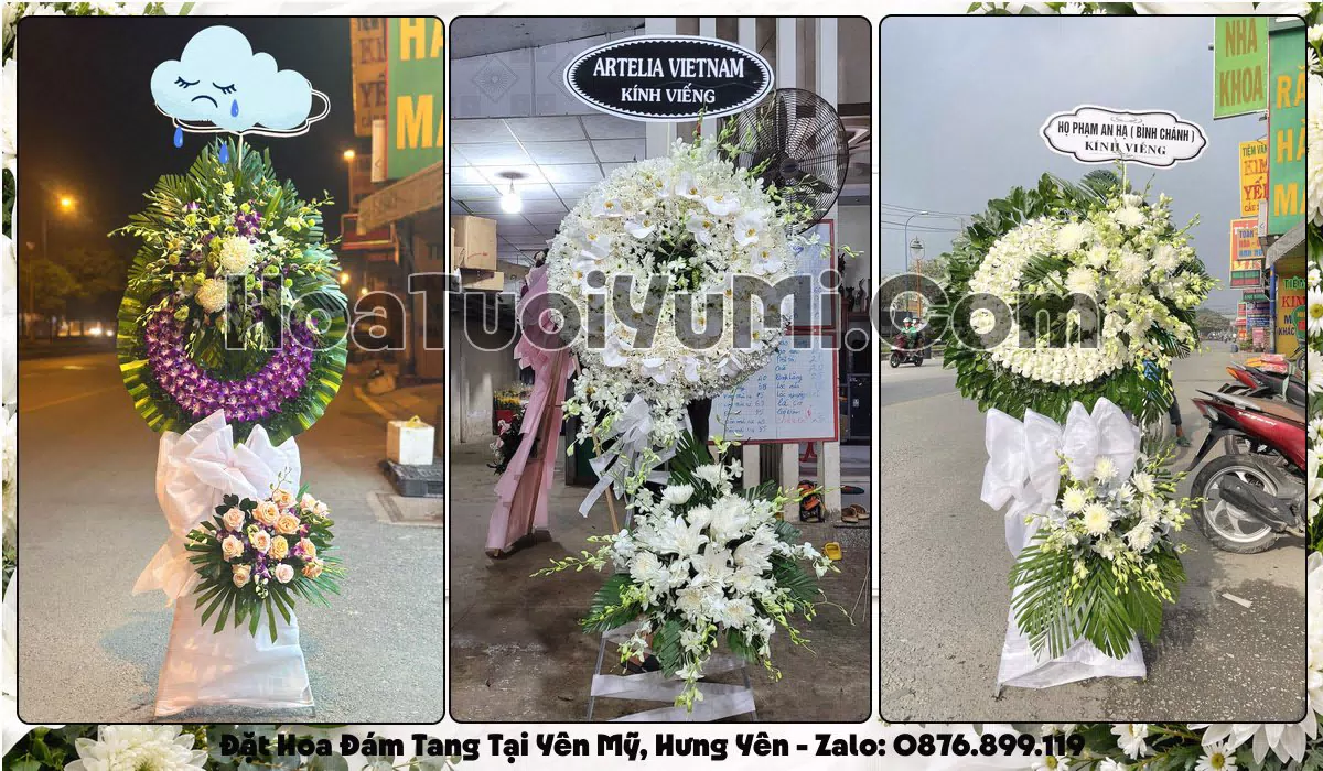 Kệ hoa tang lễ giao tận nơi tại Xã Yên Mỹ, Tỉnh Hưng Yên