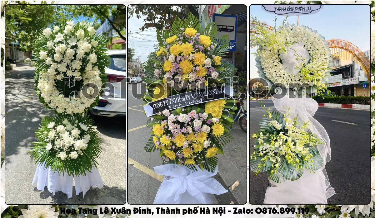 Đặt Vòng Hoa Đám Tang Tại Phường Xuân Đỉnh, Hà Nội