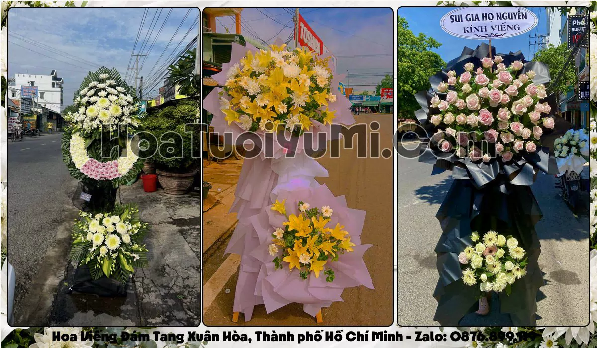 Kệ hoa tang lễ giao tận nơi tại Phường Xuân Hòa