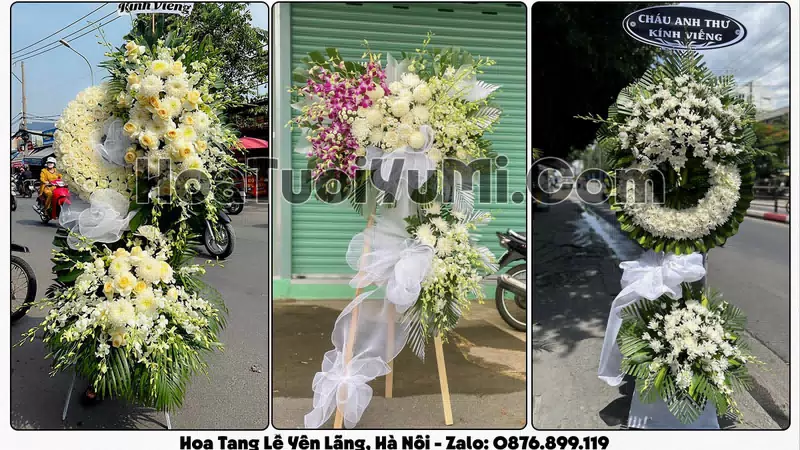 Đặt Vòng Hoa Đám Tang Tại Xã Yên Lãng, Thành phố Hà Nội