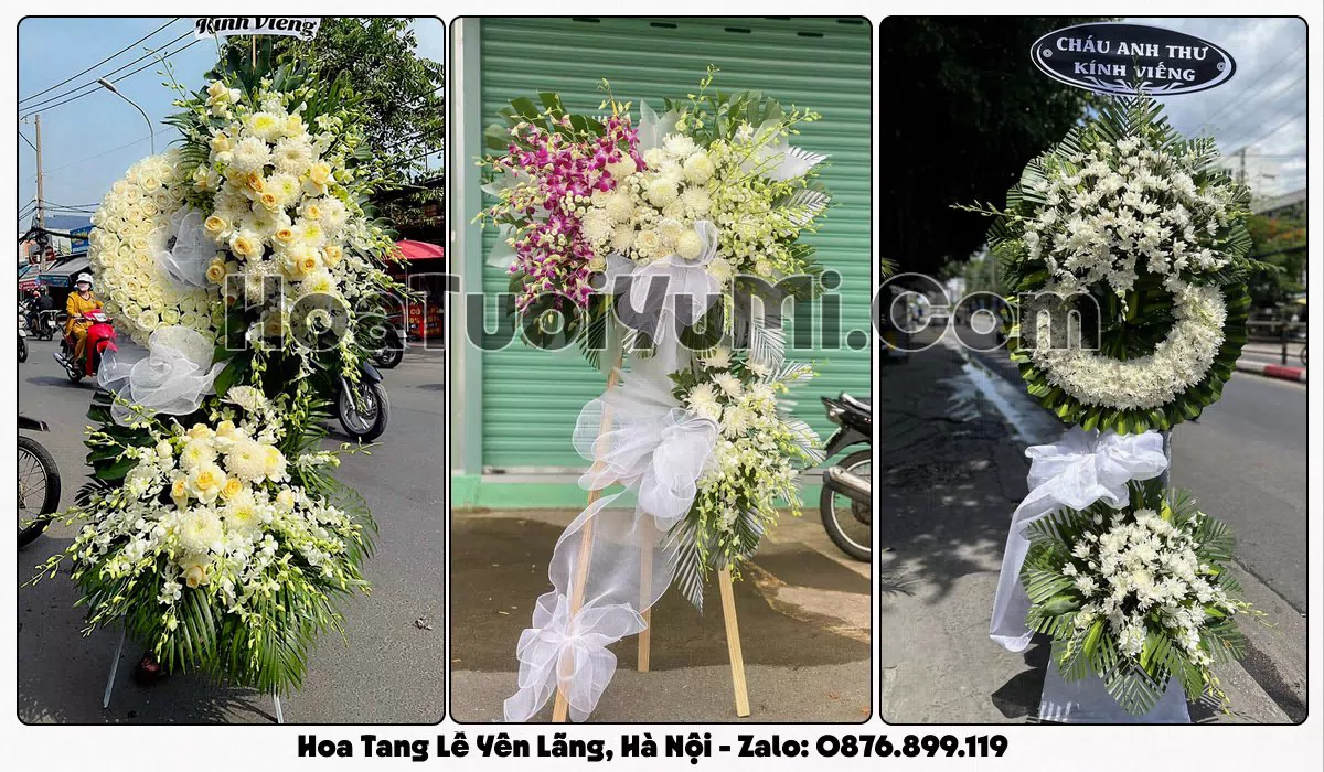 Đặt Vòng Hoa Đám Tang Tại Xã Yên Lãng, Thành phố Hà Nội
